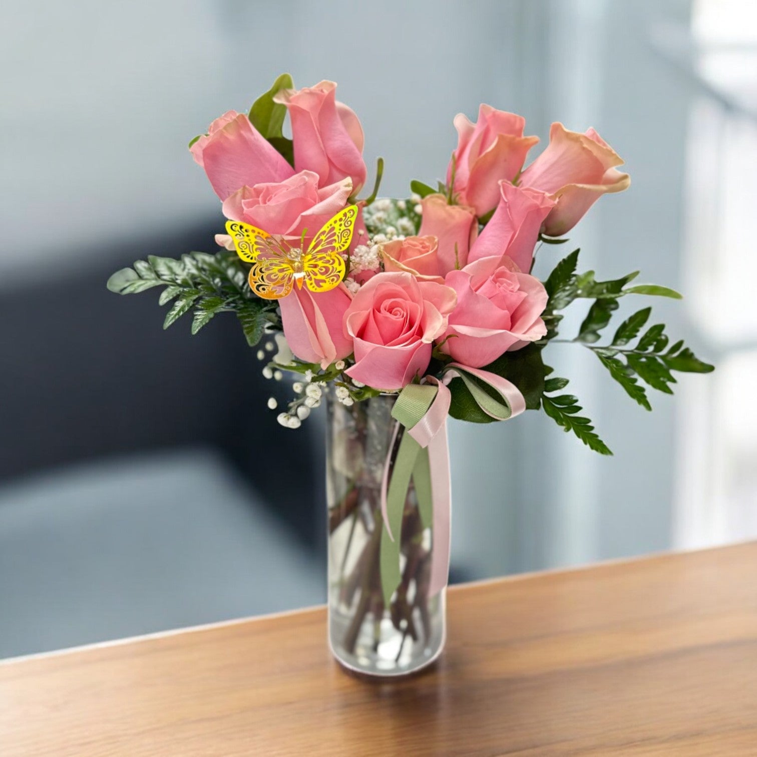 Dozen Pink Roses - Mother's Day Collection - Magic World Flowers