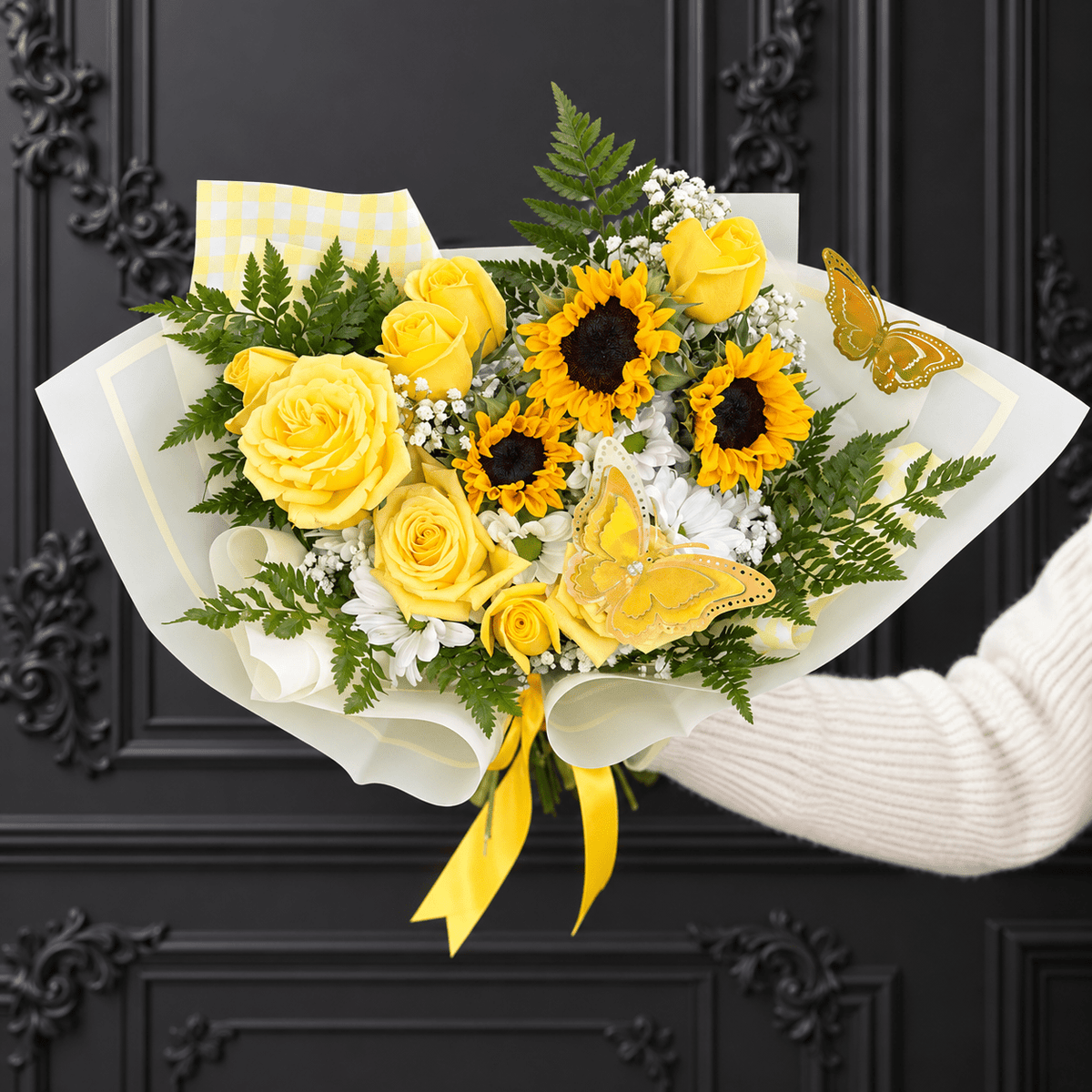 El Amarillo Bouquet - Flores Amarillas Collection - Magic World Flowers