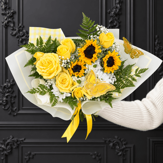 El Amarillo Bouquet - Flores Amarillas Collection - Magic World Flowers
