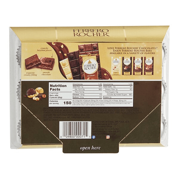 Ferrero Rocher Chocolates - 12 Units - Magic World Flowers