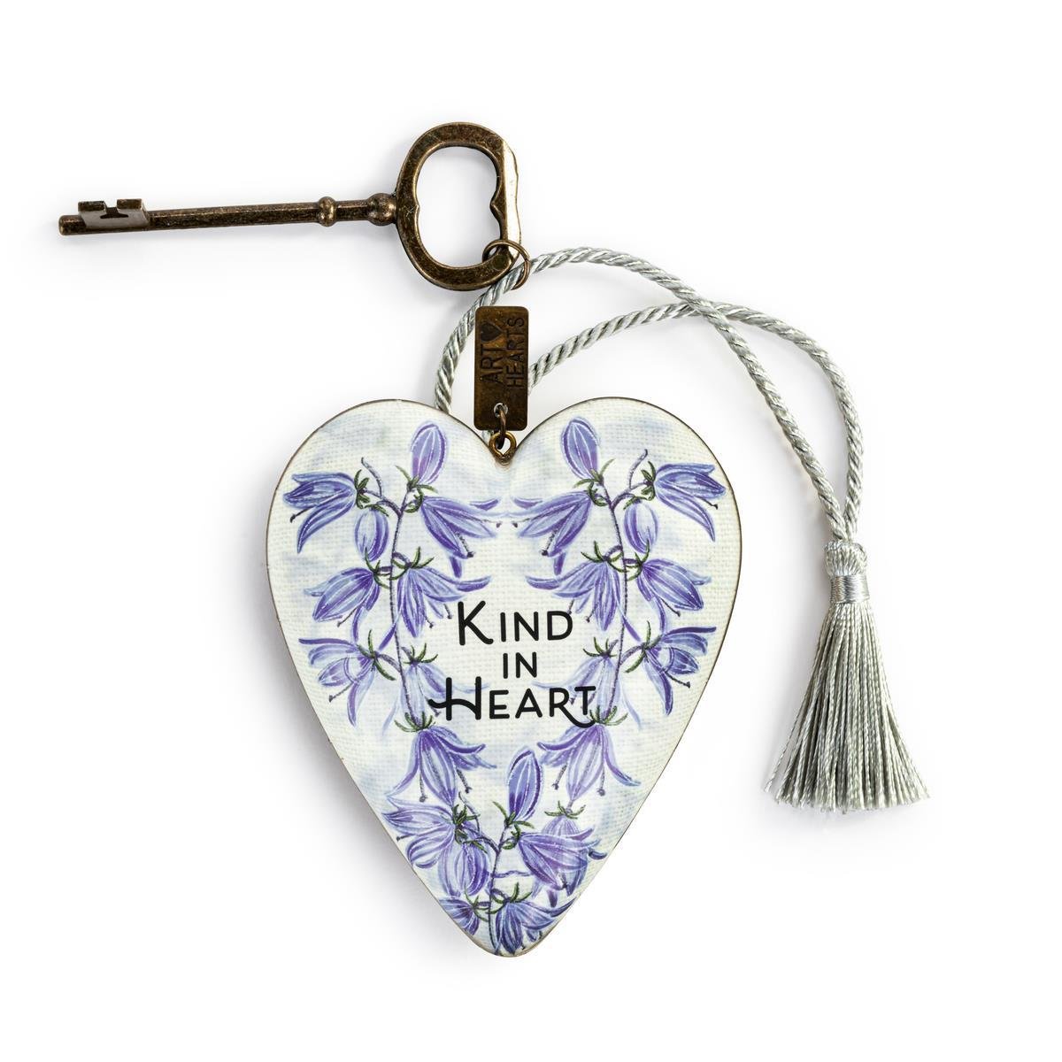Floral Kind in Heart Art Heart - 3.5in - Magic World Flowers