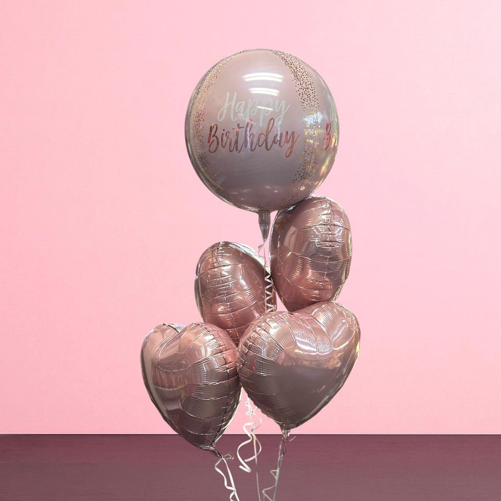 Happy Birthday Bubble - Balloon Bouquet - Magic World Flowers