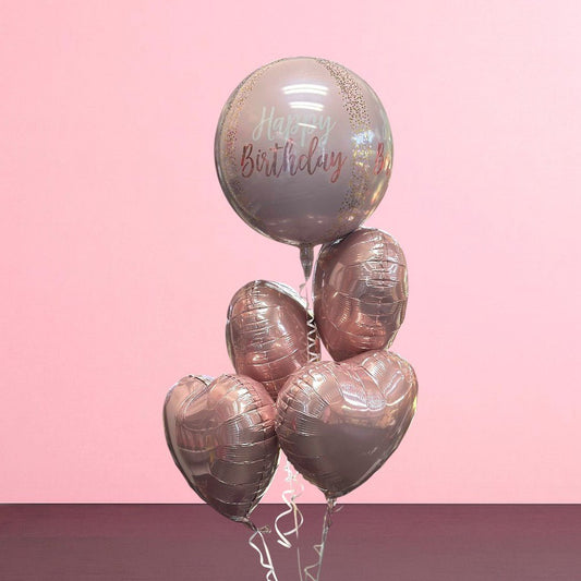 Happy Birthday Bubble - Balloon Bouquet - Magic World Flowers