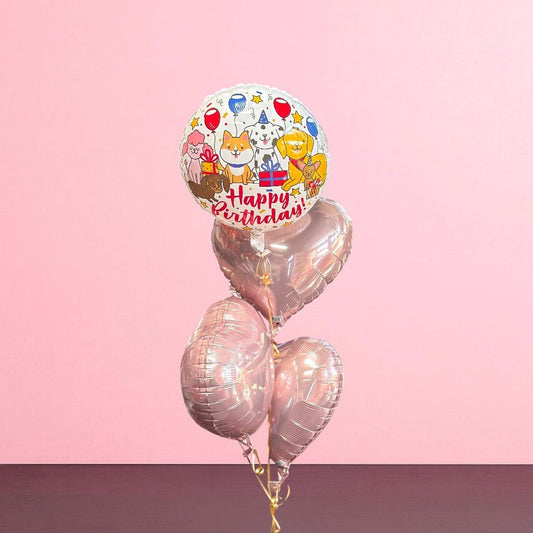 Happy Birthday Pets – Balloon Bouquet - Magic World Flowers