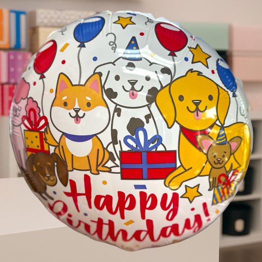 Happy Birthday Pets – Helium Balloon - Magic World Flowers