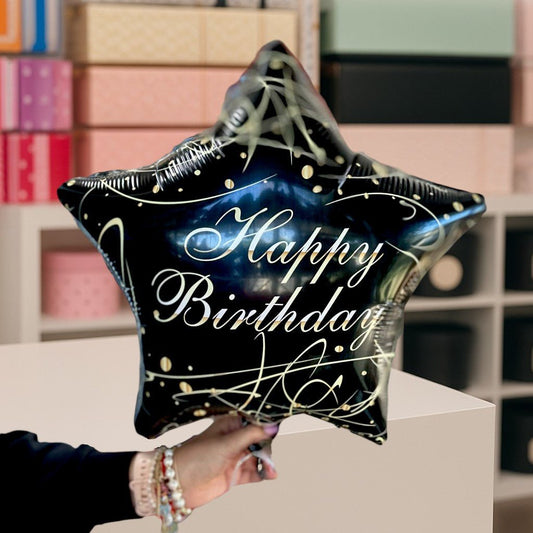 Happy Birthday Star Balloon Bouquet - Magic World Flowers