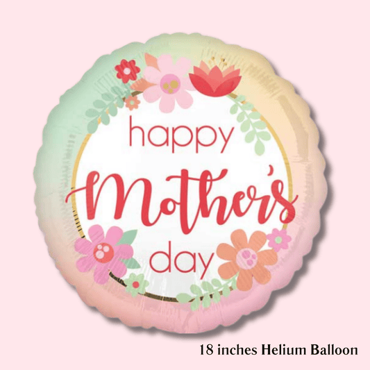 Happy Mother's Day - Helium Balloon - Mother's Day - Magic World Flowers