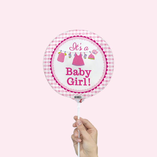 It’s a Baby Girl! — 9” Foil Balloon - Magic World Flowers