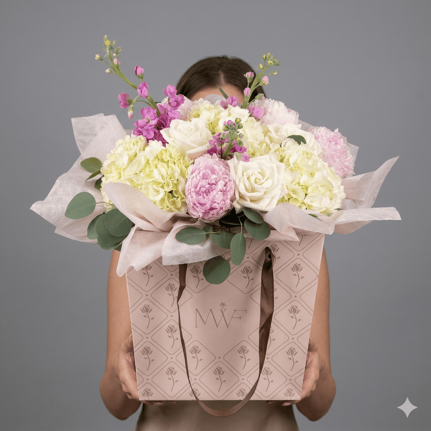 La Belle Vase | Peonies, Hydrangeas & Roses — Mother's Day - Magic World Flowers