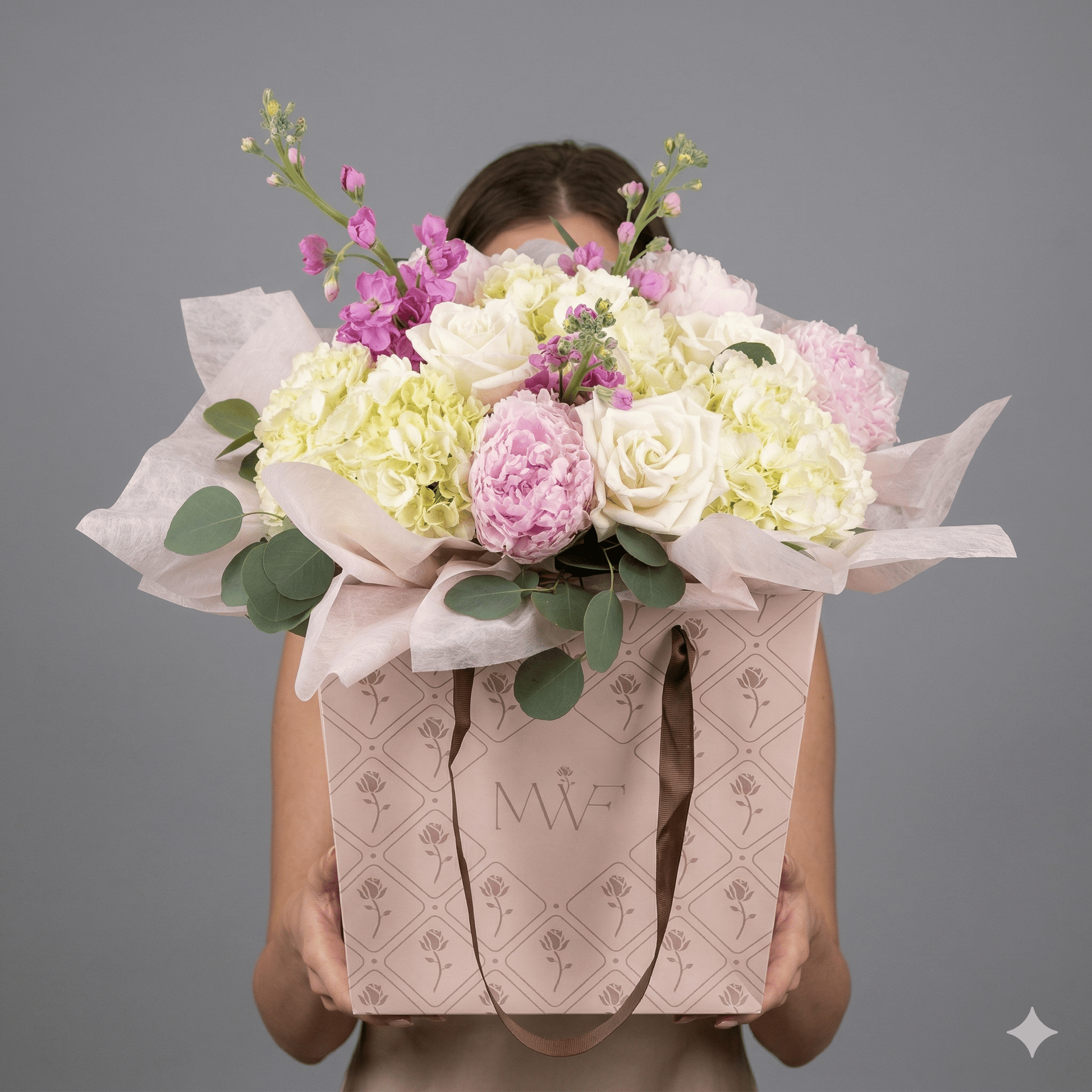 La Belle Vase | Peonies, Hydrangeas & Roses — Mother's Day - Magic World Flowers