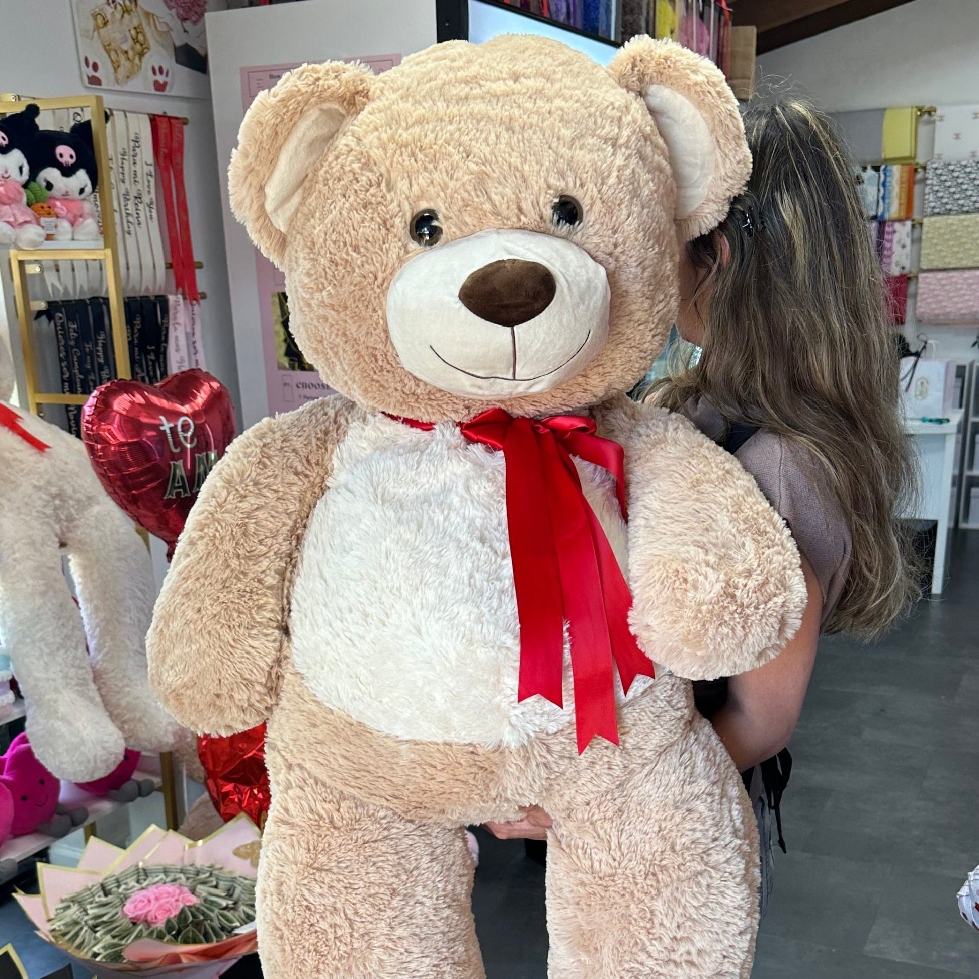 Light Brown Teddy Bear - X Large - Magic World Flowers