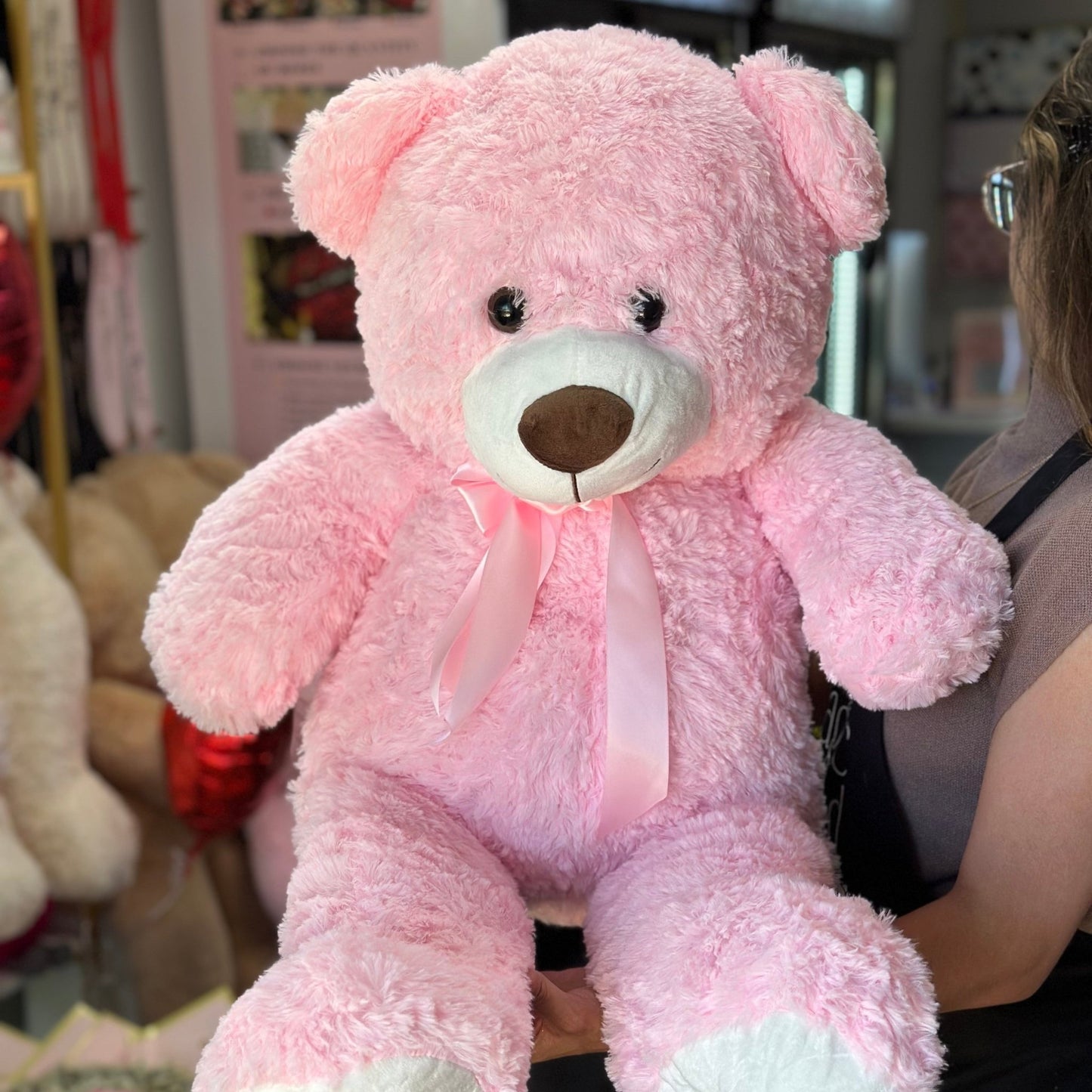 Light Pink Teddy Bear - Medium - Magic World Flowers