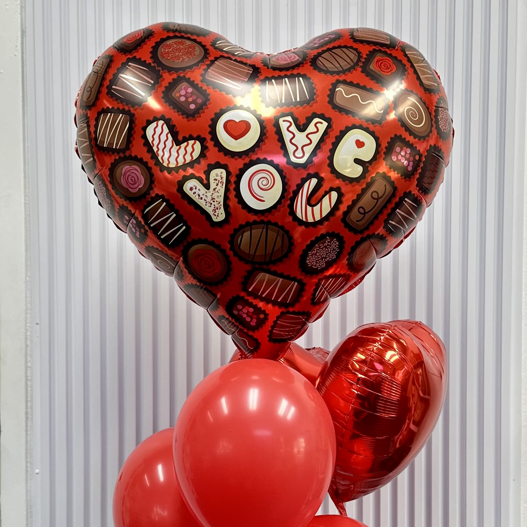 Love You Balloon Bouquet - Magic World Flowers
