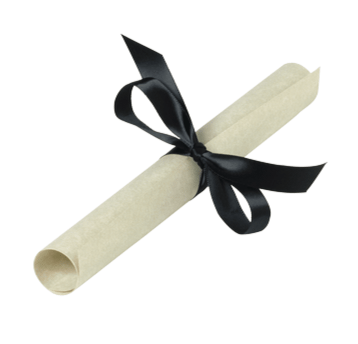 Mini Diploma for Graduation Ramo Buchon - Add On - Magic World Flowers
