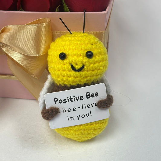 Mini Positive Bee - Graduation, Get well, Love, Birthday Gift - Magic World Flowers