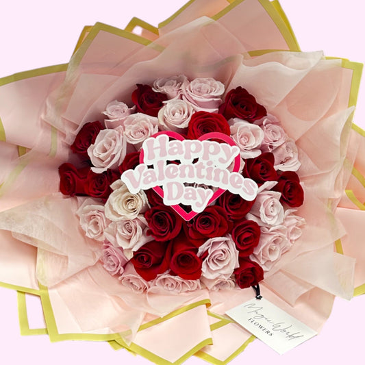 Mix Love - Happy Valentine's Day - Magic World Flowers