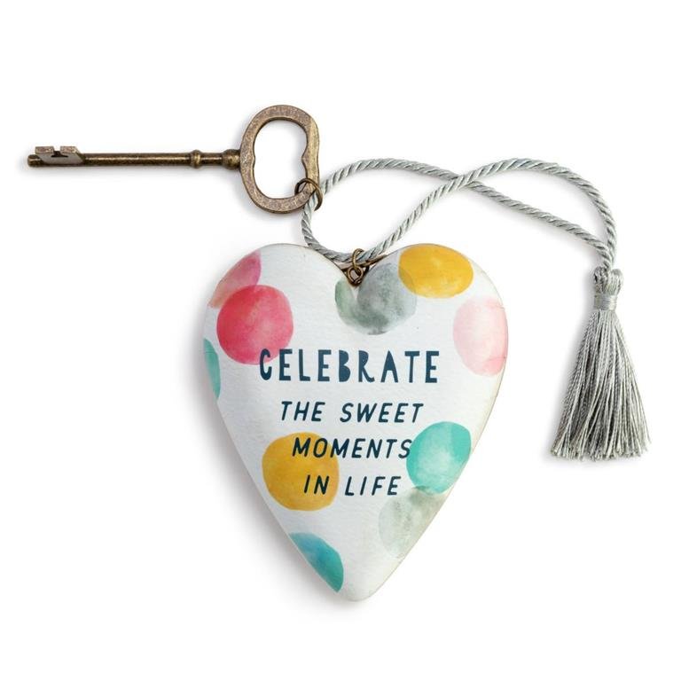 Moments in Life Art Heart - 3.5in - Magic World Flowers