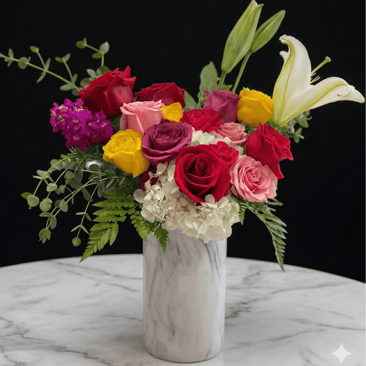 Multicolor in Ceramic — Mother's Day Vases - Magic World Flowers