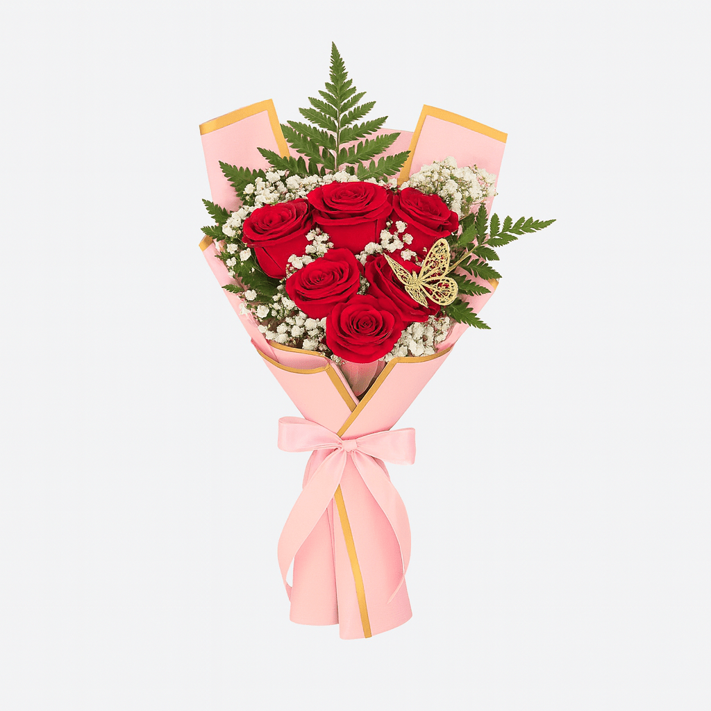 Petite Korean - Pink Wrapping - Irving Mall Location - Magic World Flowers