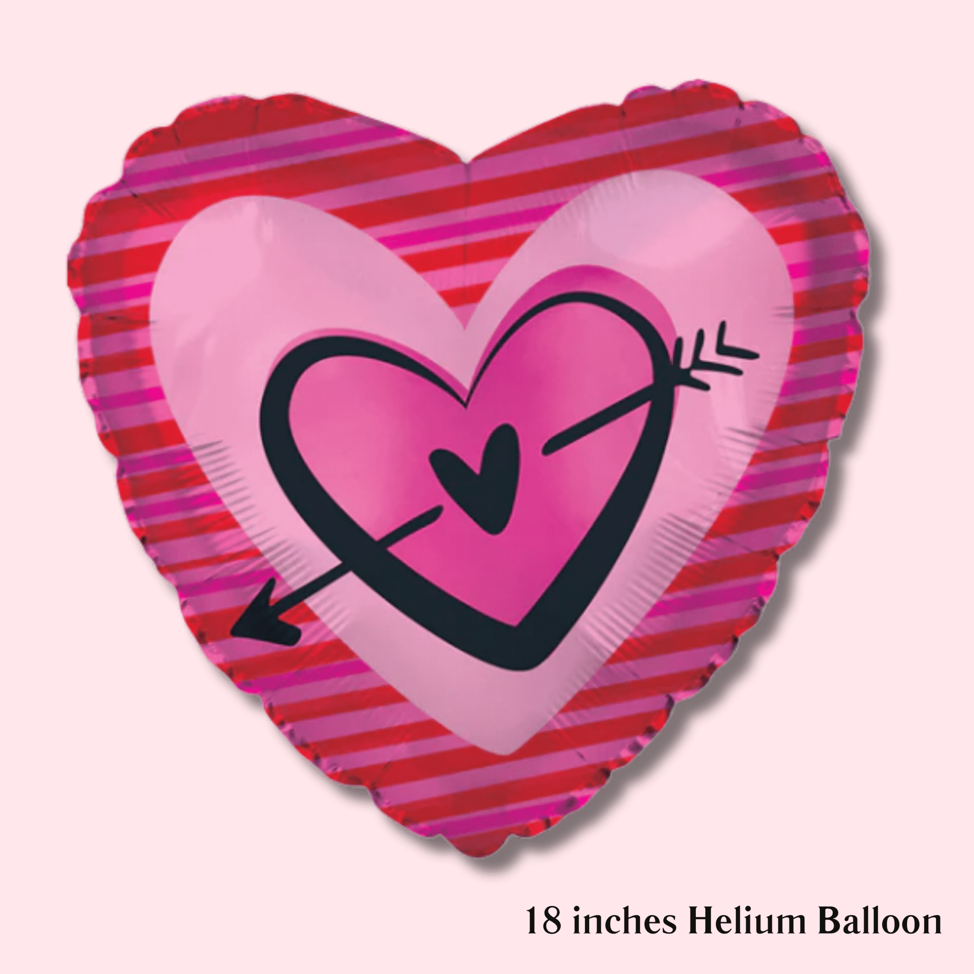 Pink Arrow – Helium Balloon - Magic World Flowers