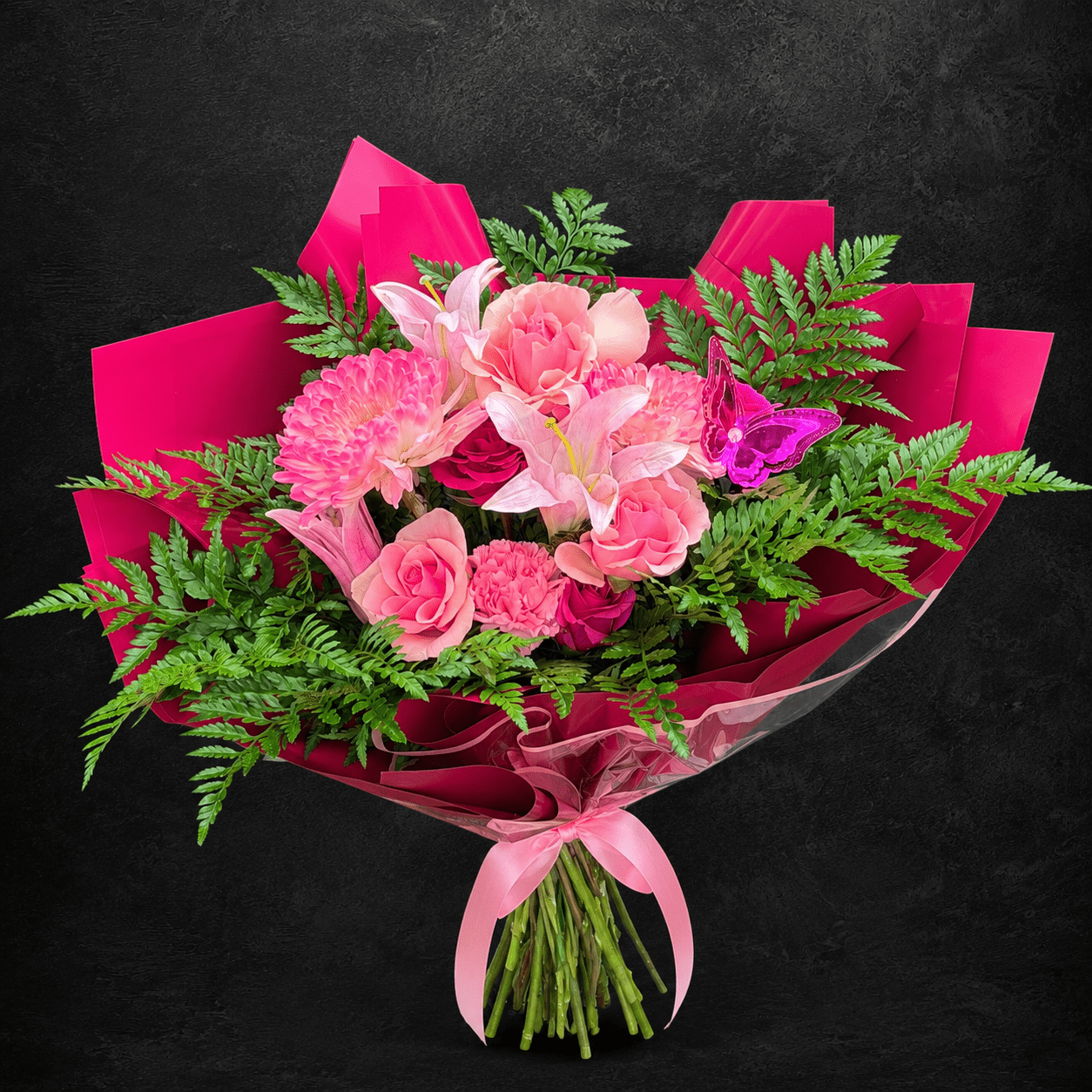 Pink Overload | Modern Blooms Bouquet - Magic World Flowers