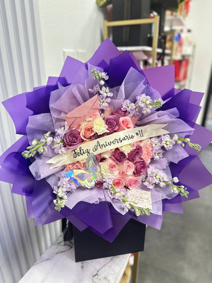 Pinky Promise Bouquet - Magic World Flowers