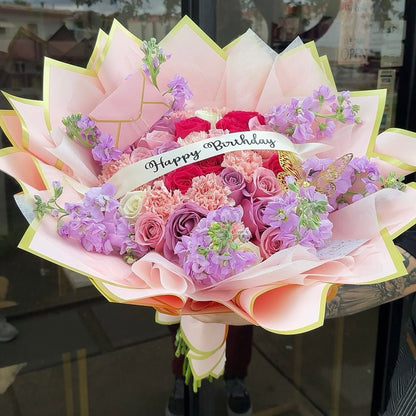 Pinky Promise Bouquet - Magic World Flowers