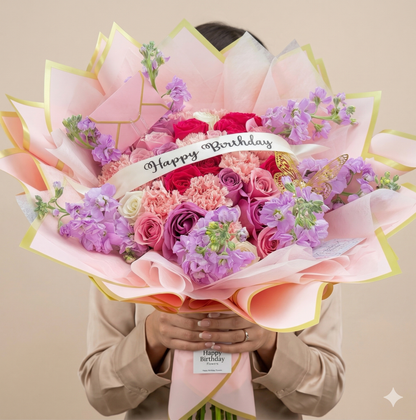 Pinky Promise Bouquet - Best Seller - Magic World Flowers