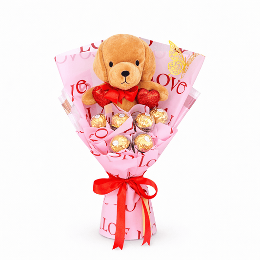 Plushie&Chocolates - Dog - Vending Machine - Magic World Flowers