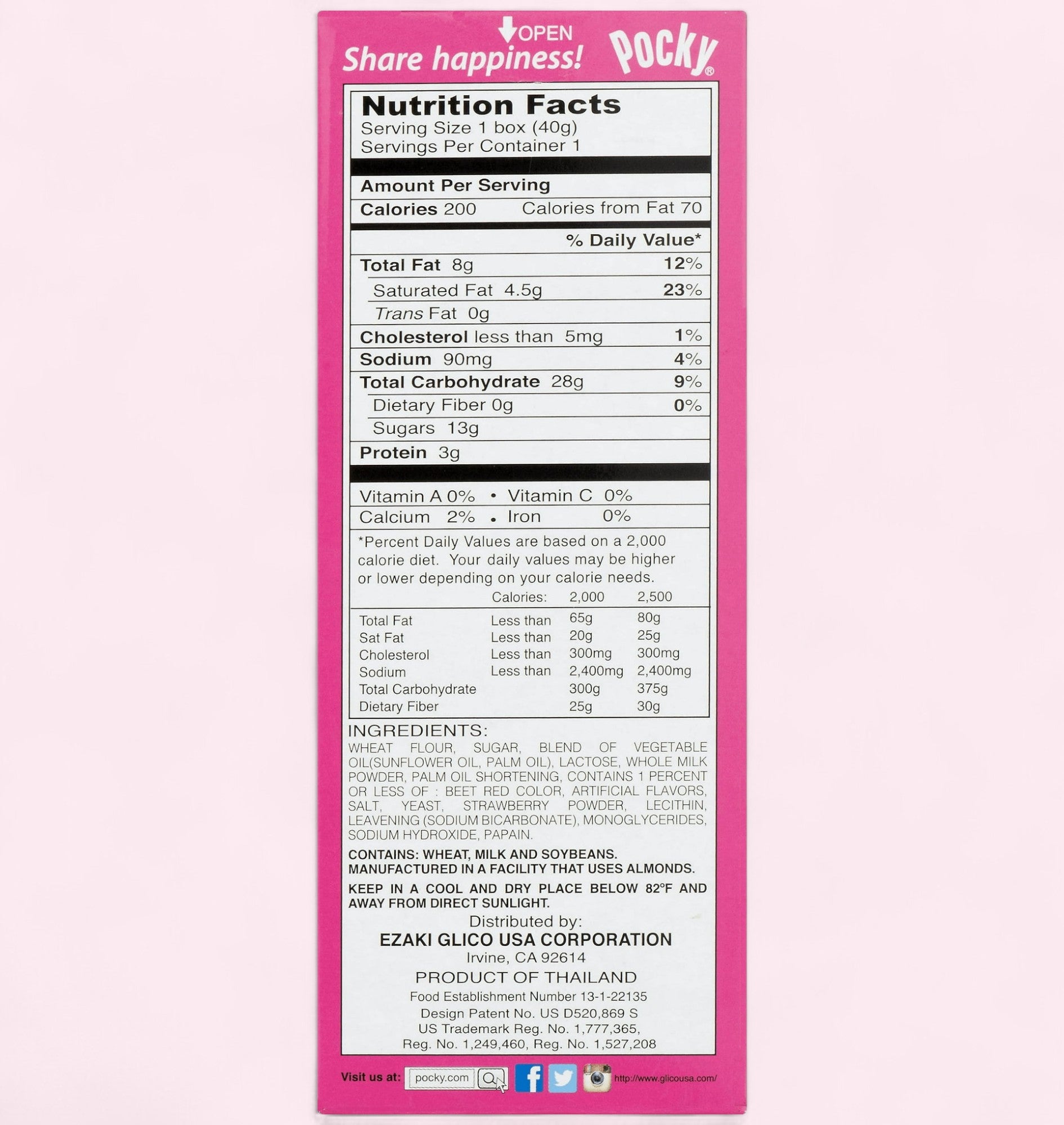 Pocky Strawberry (1.41 oz) - Chocolates & Candies - Magic World Flowers