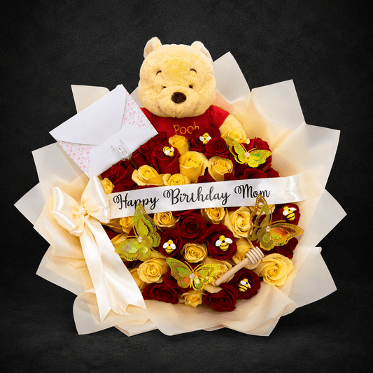 Pooh Ramo Buchon - Best Seller - Magic World Flowers