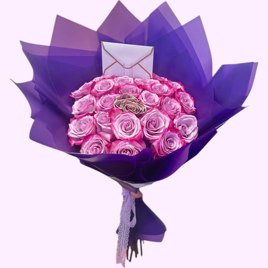 Purple Bouquet - Hand bouquet - Magic World Flowers