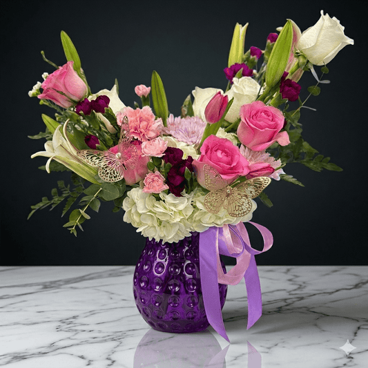 Purple Grace – Vases - Magic World Flowers