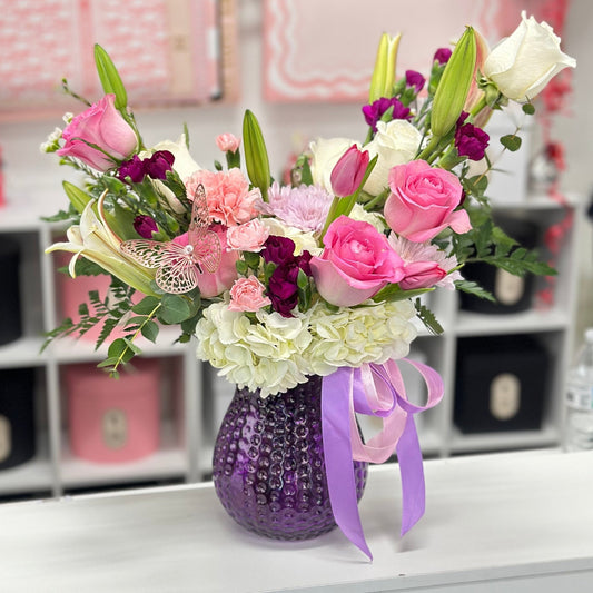 Purple Grace – Vases - Magic World Flowers