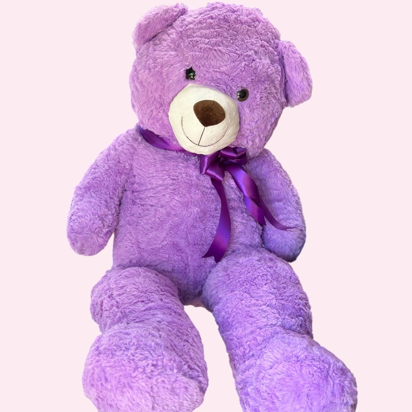 Purple Teddy Bear - Large - Magic World Flowers
