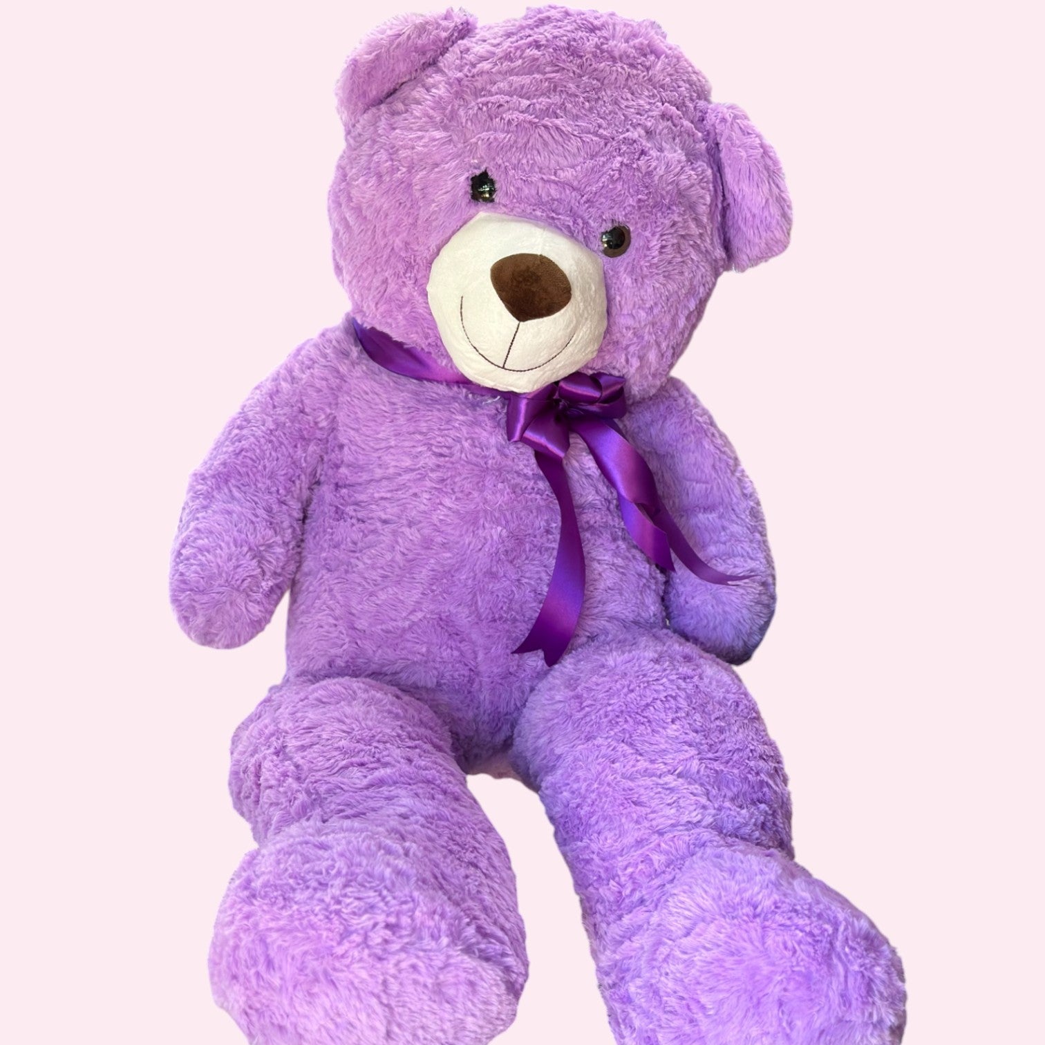 Purple Teddy Bear - Large - Magic World Flowers