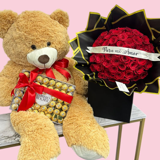 Ramo Buchon - Mi Amor Package - Best Seller - Magic World Flowers