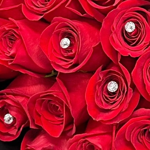 Ramo Buchon - Premium Hand Bouquet of Red Roses - Magic World Flowers
