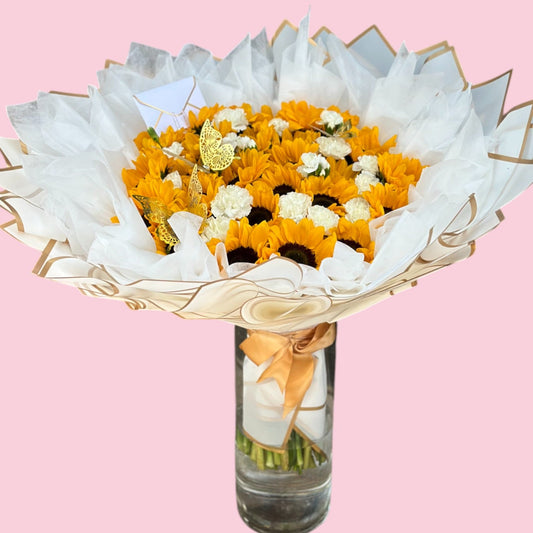 Ramo Buchon - Sunflowers Only - Best Seller - Magic World Flowers