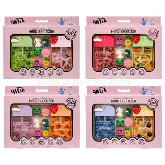 Set of 2 Hand Sanitizer with Clip - on charms - Gifts & More Collection - Magic World Flowers