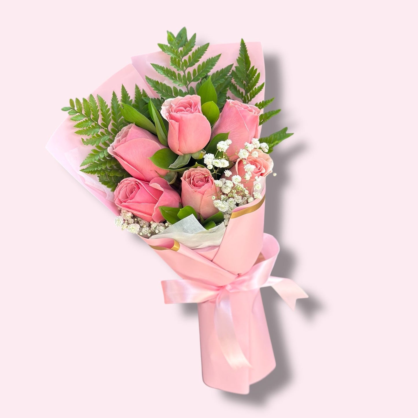 Six Roses Bouquet (Choose Your Color) — Special - Magic World Flowers