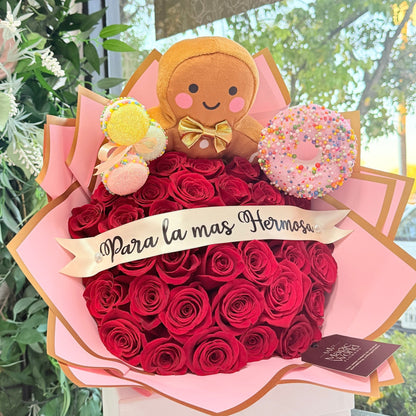 Sweet Gingerbread Bouquet - Christmas - Magic World Flowers