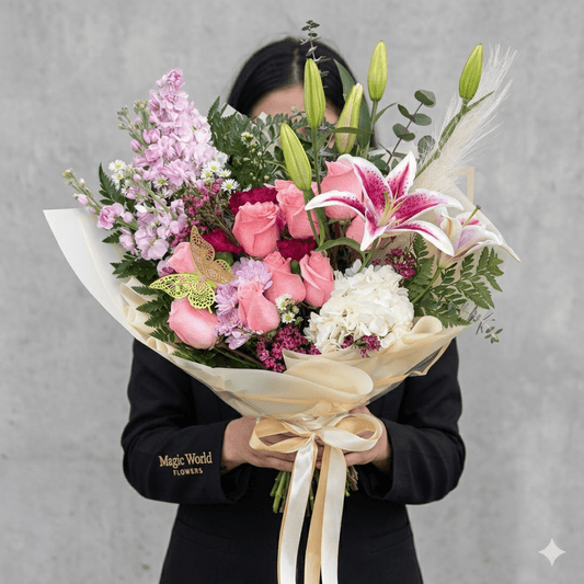 Tall Mix Modern Bouquet - Special - Magic World Flowers