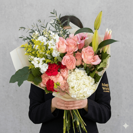 Tall Mix Modern Bouquet - Special - Magic World Flowers