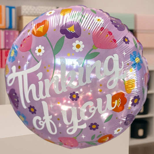Thinking Of You – Helium Balloon - Magic World Flowers