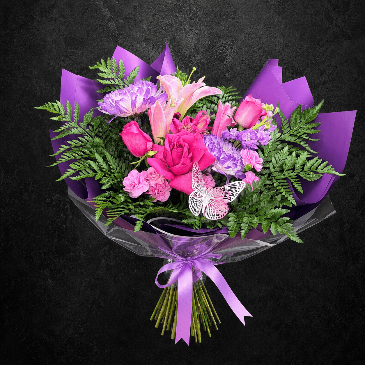 Ultraviolet | Modern Blooms Bouquet - Magic World Flowers