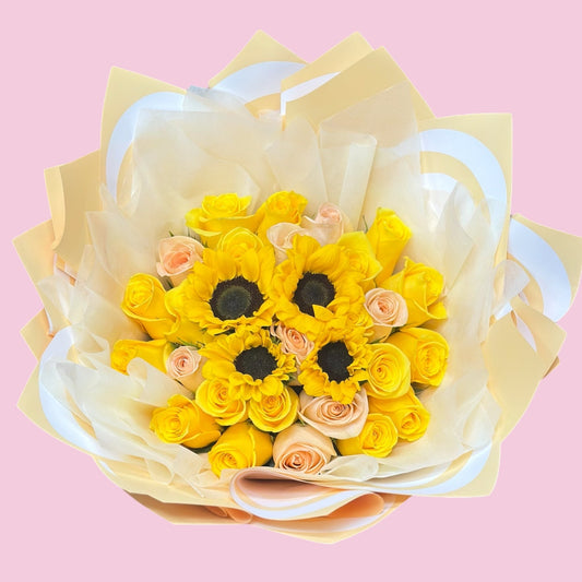 Very Yellow Ramo Buchon - Flores Amarillas Collection - Magic World Flowers