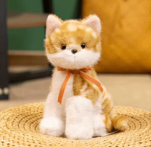 White Cat - Plush Toy - Magic World Flowers