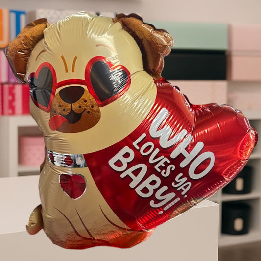Who loves you baby – Helium Balloon - Magic World Flowers